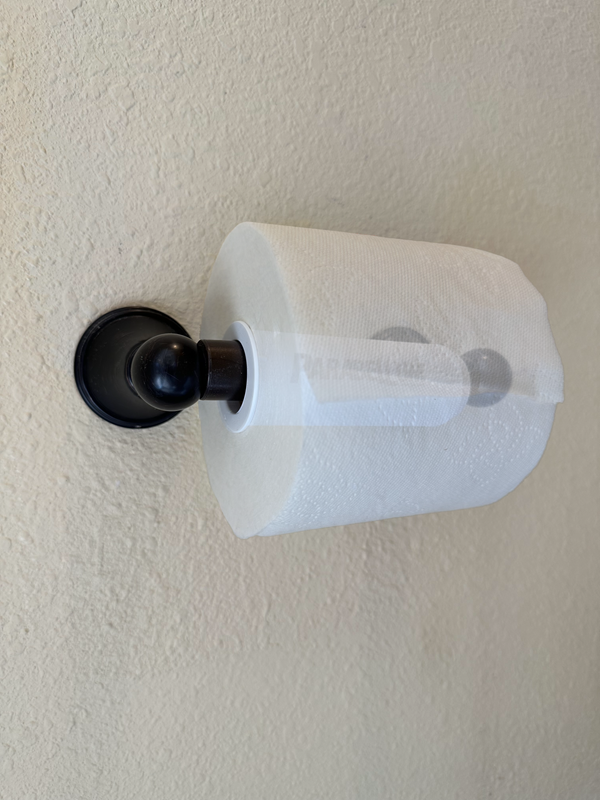 TP Glide, Toilet Paper Smooth Roller, Quiet Toilet Paper Rod Insert- White (2)