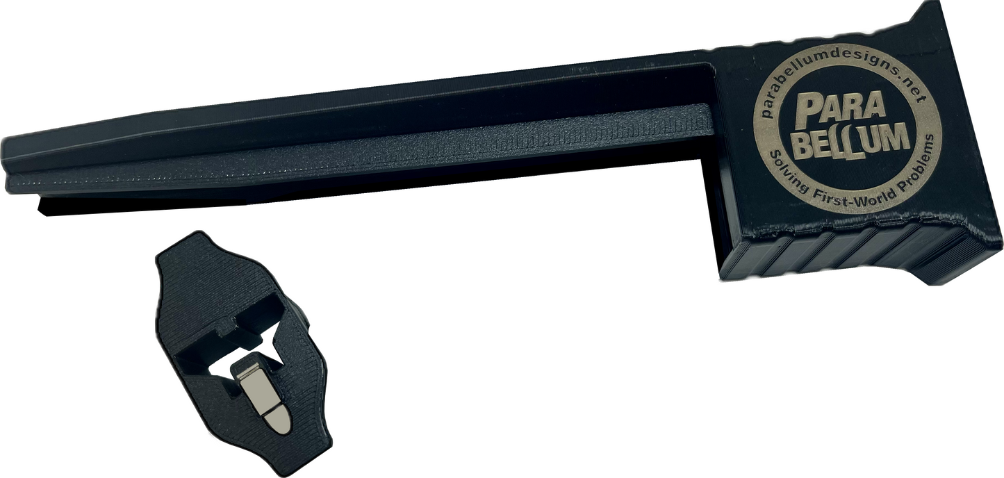 ParaBellum Designs MP5 Speed Loader, Black Plastic Magazine Loading System for H&K MP5 9mm, Includes Loader and Pusher