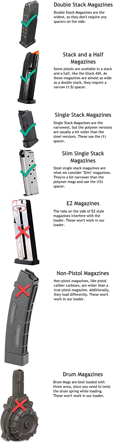 9mm Speed Loader, Compatible with .40 S&W