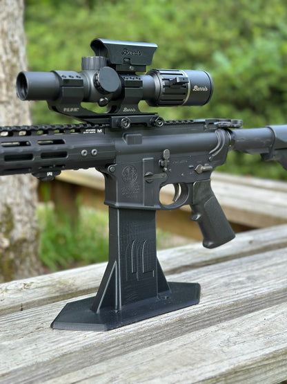 AR15 Display Stand. Elevate your AR-15 display game with our USA-made, PMAG30 AR/M4 compatible stands.