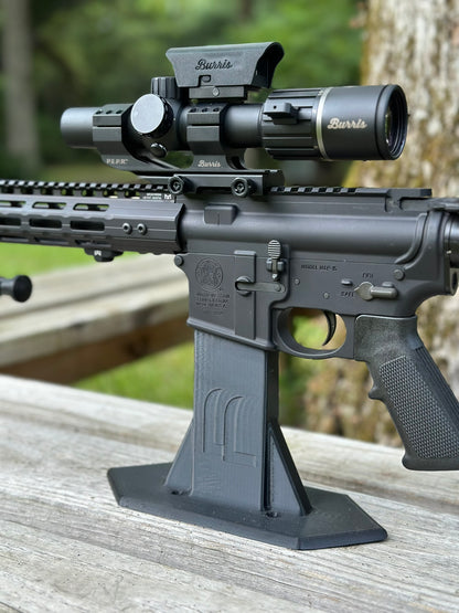 AR15 Display Stand. Elevate your AR-15 display game with our USA-made, PMAG30 AR/M4 compatible stands.