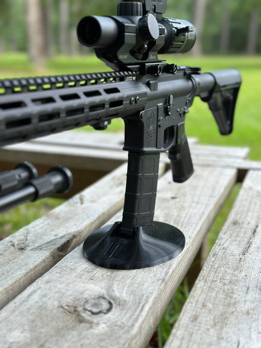 AR15 Magazine Holder by: ParaBellum Designs. AR-15 Magazine Stand for PMAG, Black.