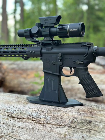 AR15 Display Stand. Elevate your AR-15 display game with our USA-made, PMAG30 AR/M4 compatible stands.