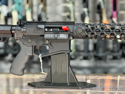 AR15 Display Stand. Elevate your AR-15 display game with our USA-made, PMAG30 AR/M4 compatible stands.