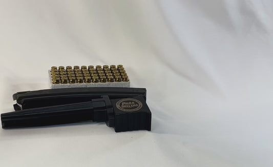 ParaBellum Designs MP5 Speed Loader, Black Plastic Magazine Loading System for H&K MP5 9mm, Includes Loader and Pusher